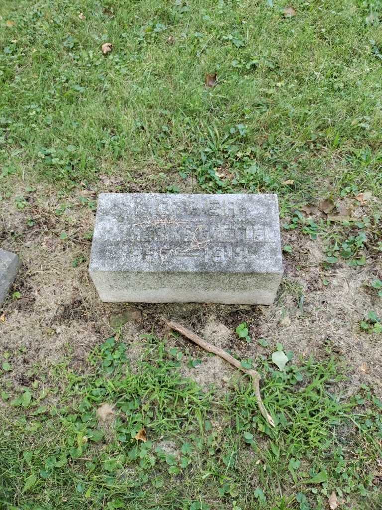 Katherine Goettel's grave. Photo 2