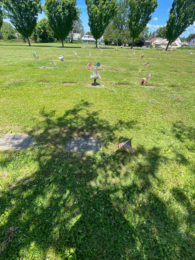 Archie F. Pelkey's grave. Photo 1
