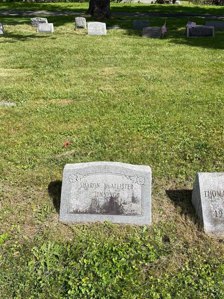 Sharon Jennings Mcallister's grave. Photo 2