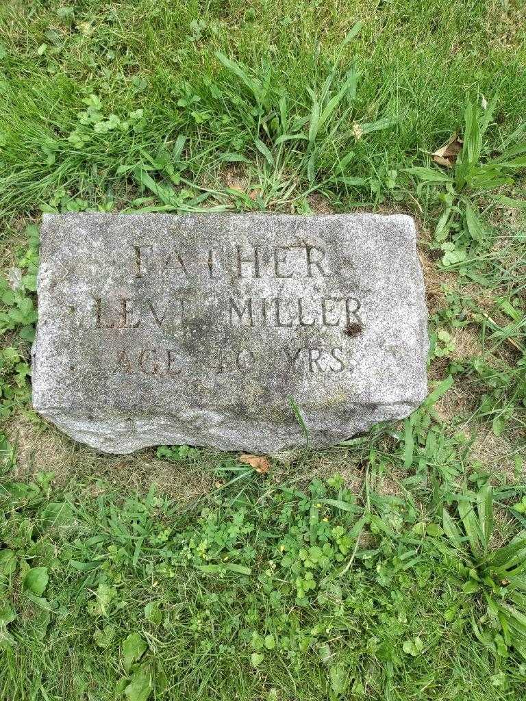 Levi Miller's grave. Photo 2