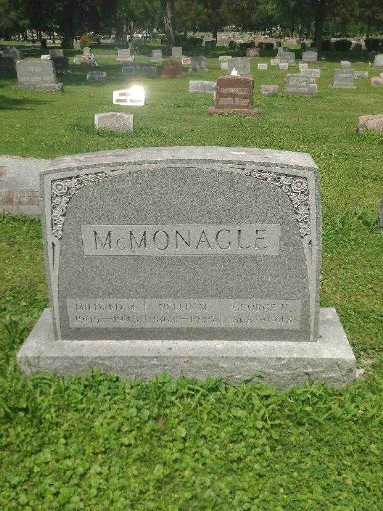 Nellie M. McMonagle's grave. Photo 2