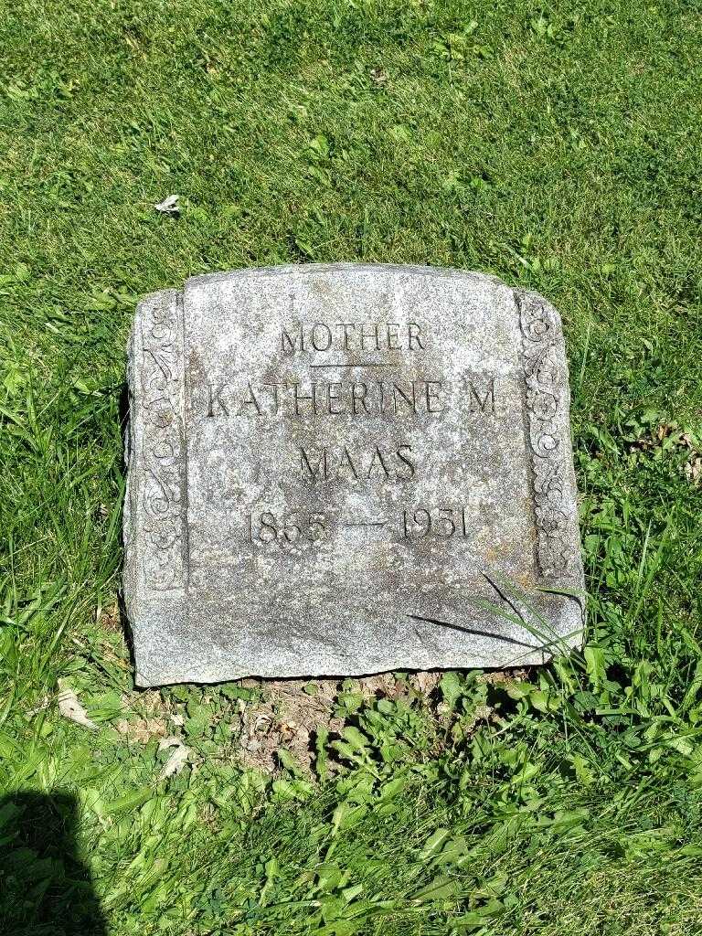 Katherine M. Maas's grave. Photo 3