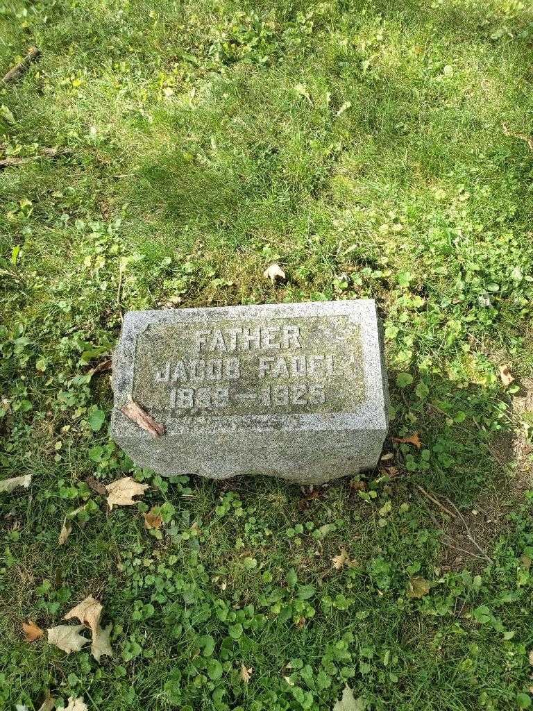 Jacob Fadel's grave. Photo 2