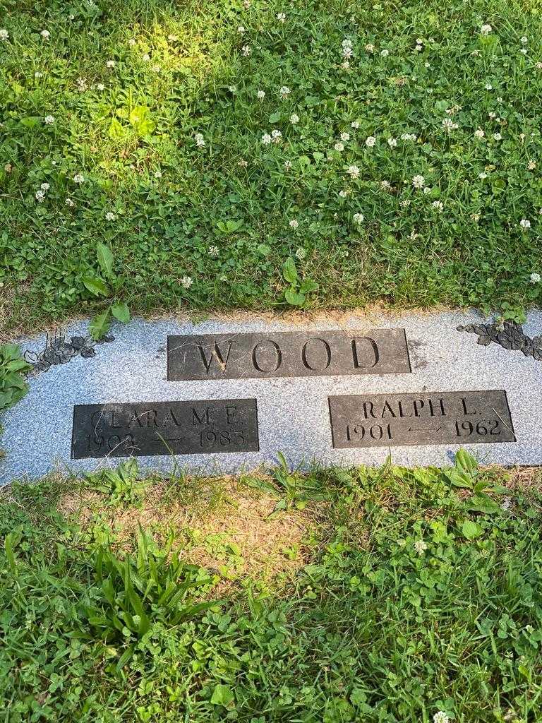 Clara M. E. Wood's grave. Photo 3
