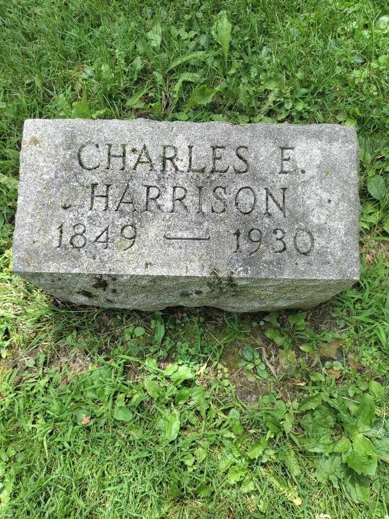 Charles E. Harrison's grave. Photo 3