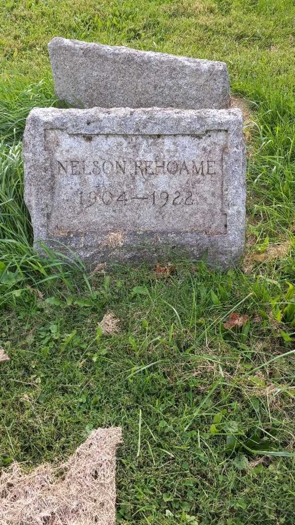 Nelson J. Rehoame's grave. Photo 2