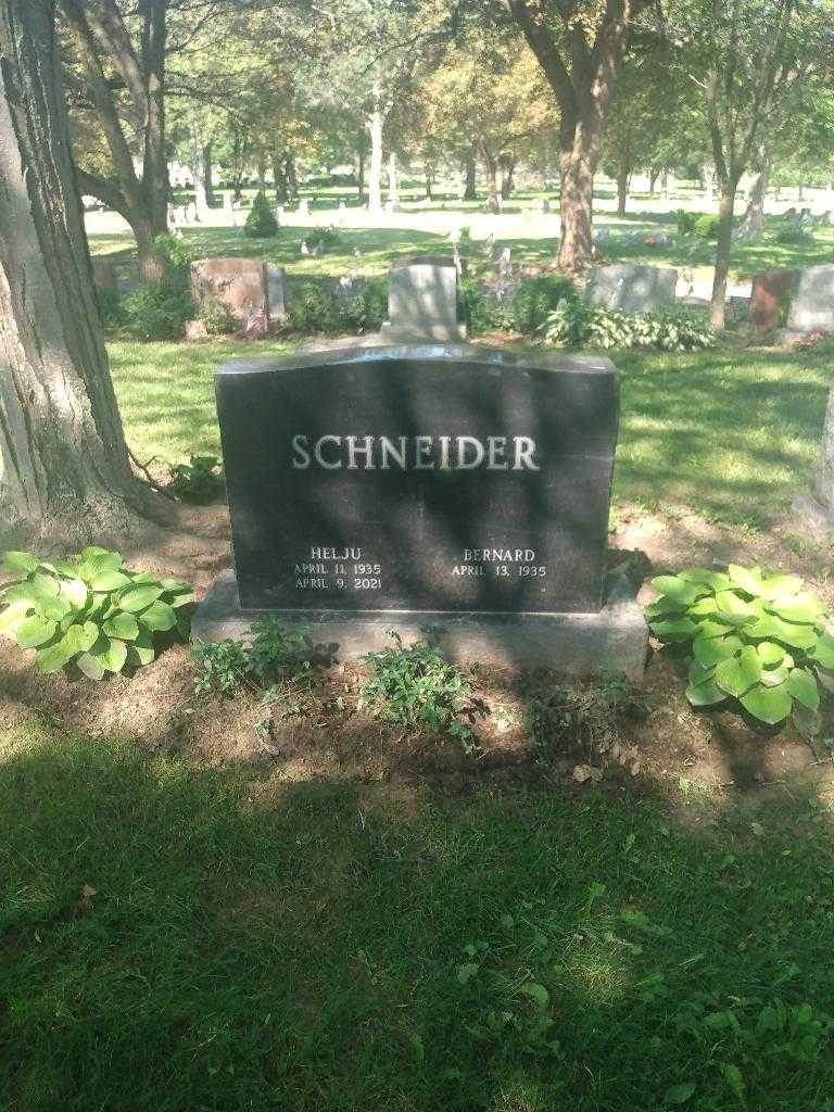 Helju Schneider's grave. Photo 1