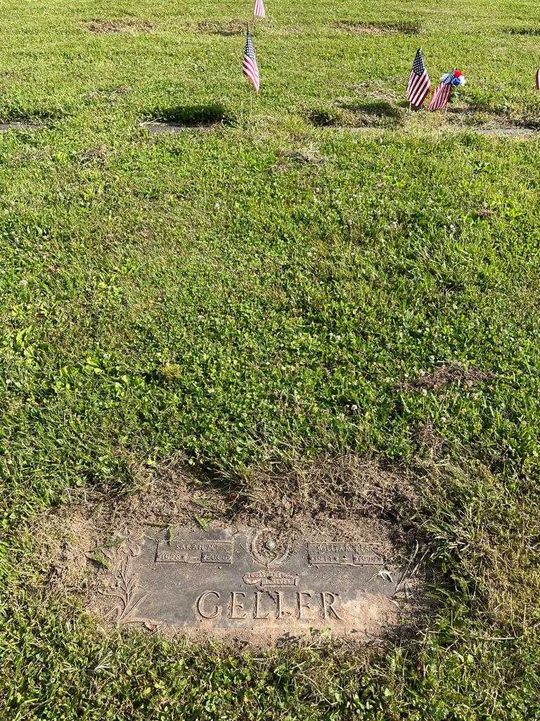 Sarah M. Geller's grave. Photo 2