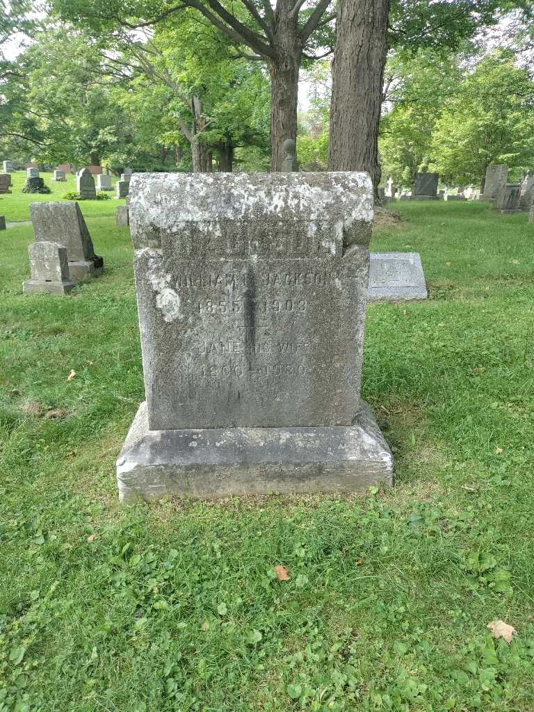 William E. Jackson's grave. Photo 2