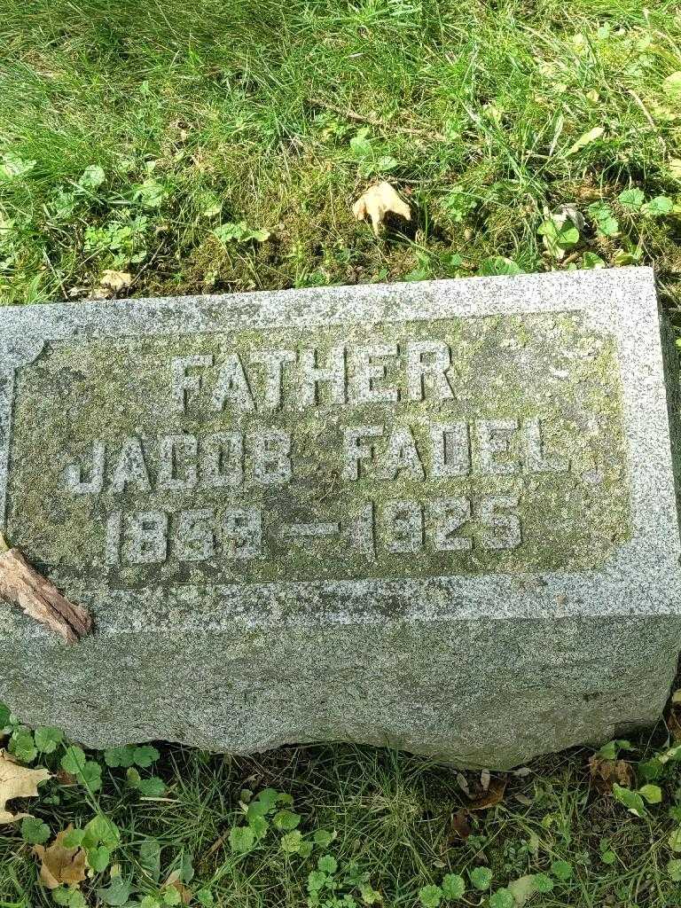 Jacob Fadel's grave. Photo 3