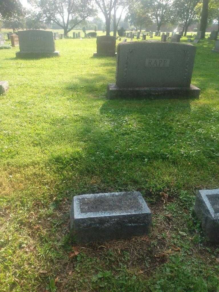 Louise F. Rapp's grave. Photo 1