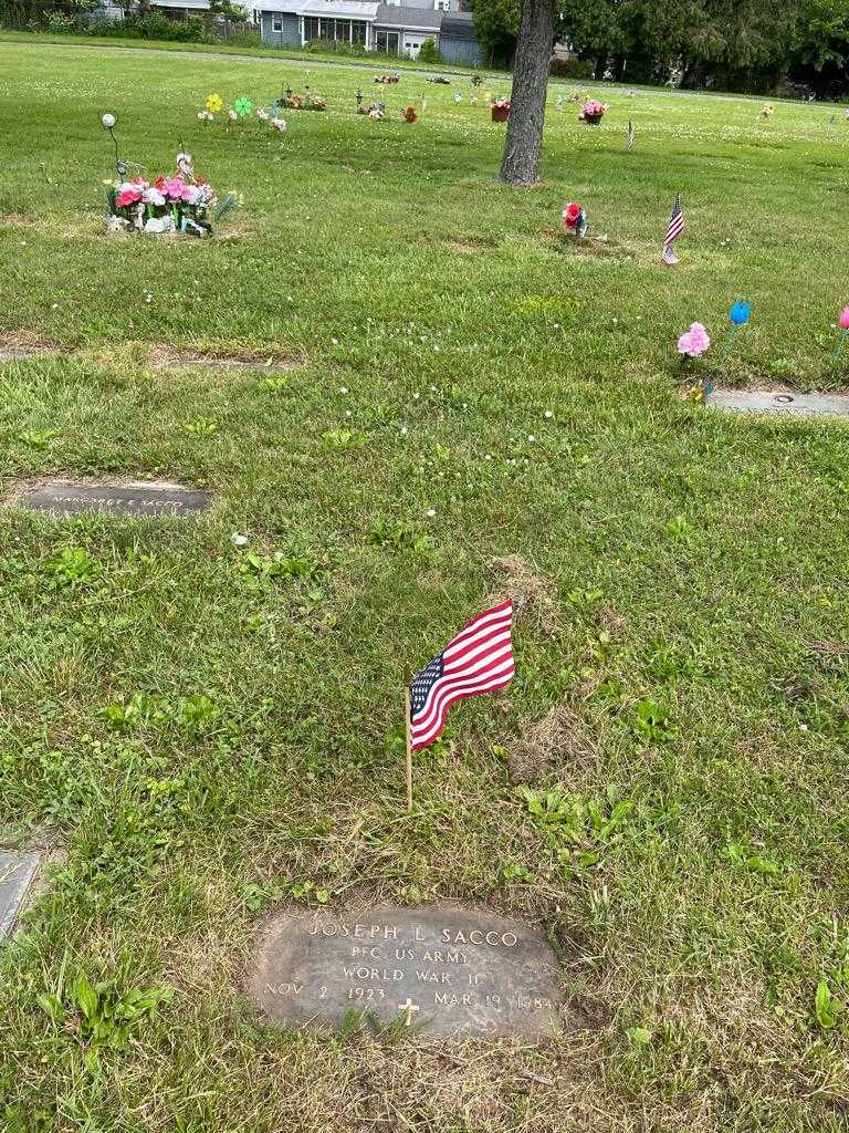 Joseph L. Sacco's grave. Photo 2