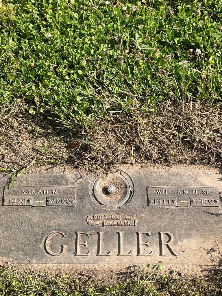 Sarah M. Geller's grave. Photo 3