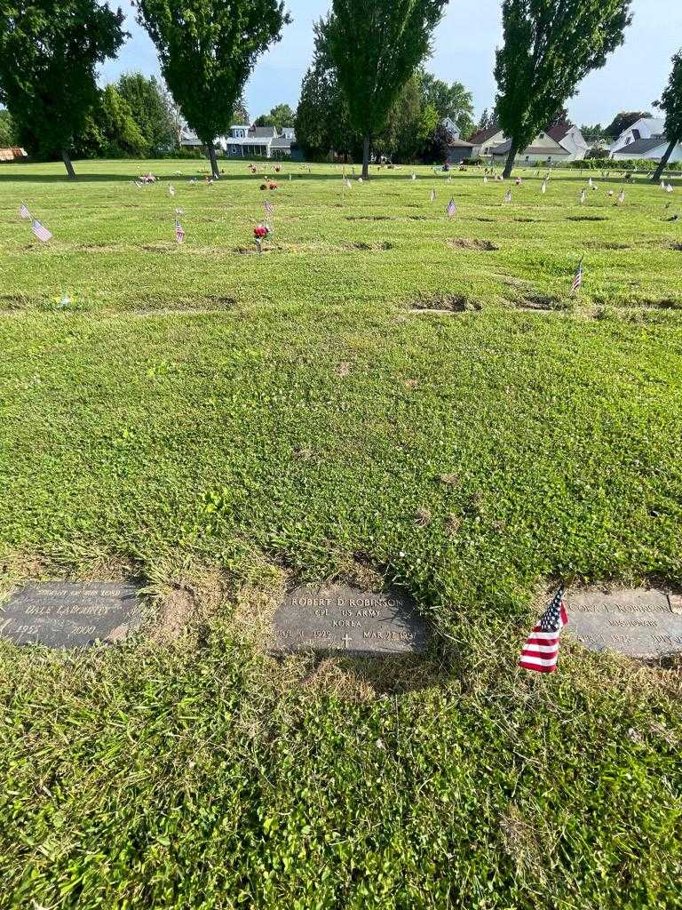 Robert D. Robinson's grave. Photo 1