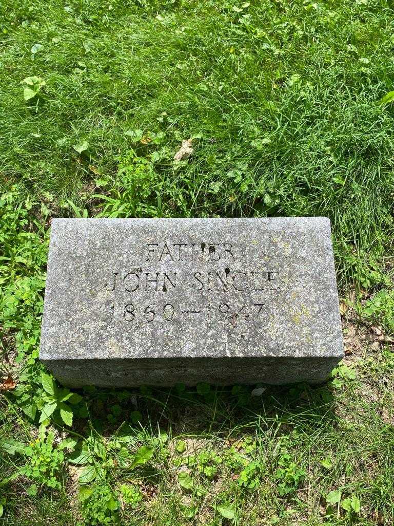 John Single's grave. Photo 3