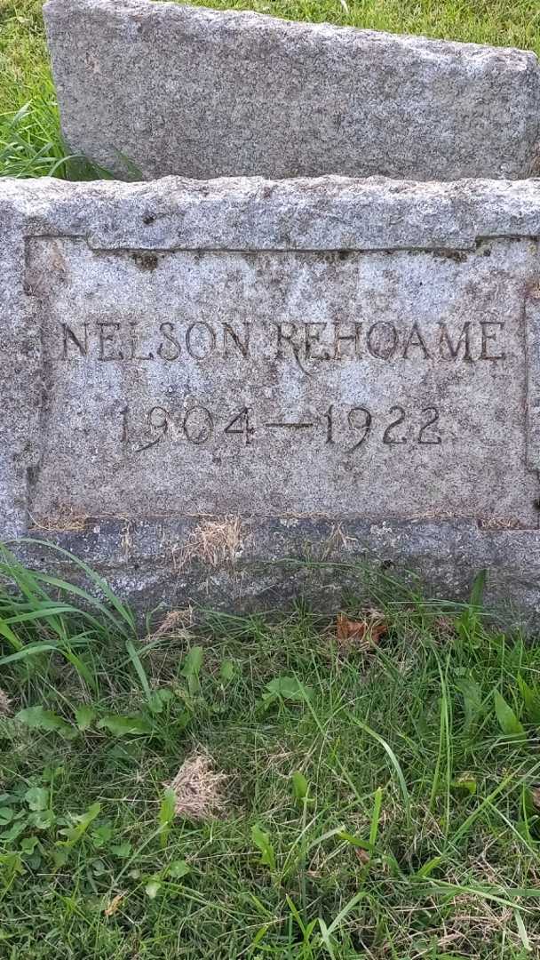 Nelson J. Rehoame's grave. Photo 3