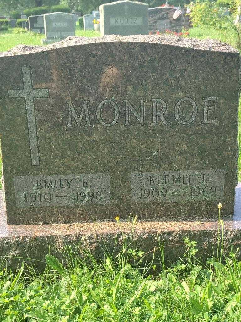 Kermit J. Monroe's grave. Photo 3