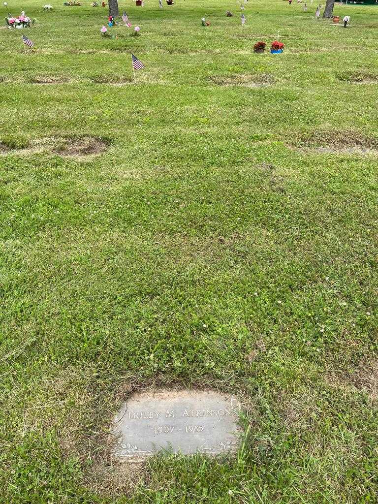Trilby M. Atkinson's grave. Photo 2