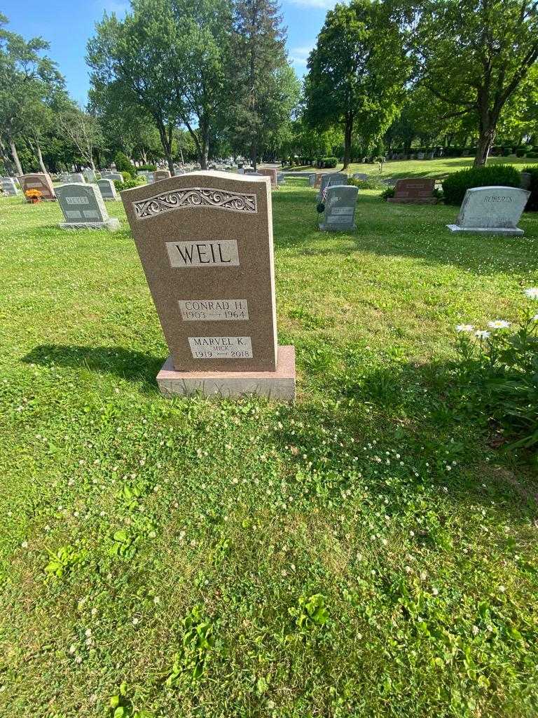 Conrad H. Weil's grave. Photo 1