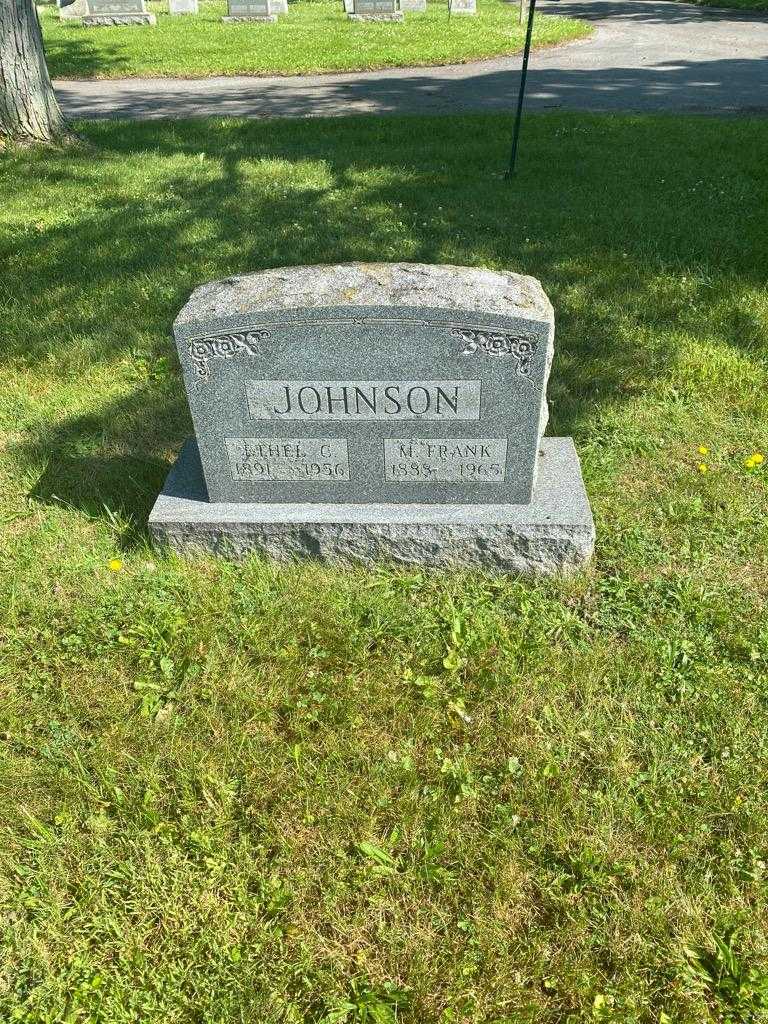 Frank M. Johnson's grave. Photo 2