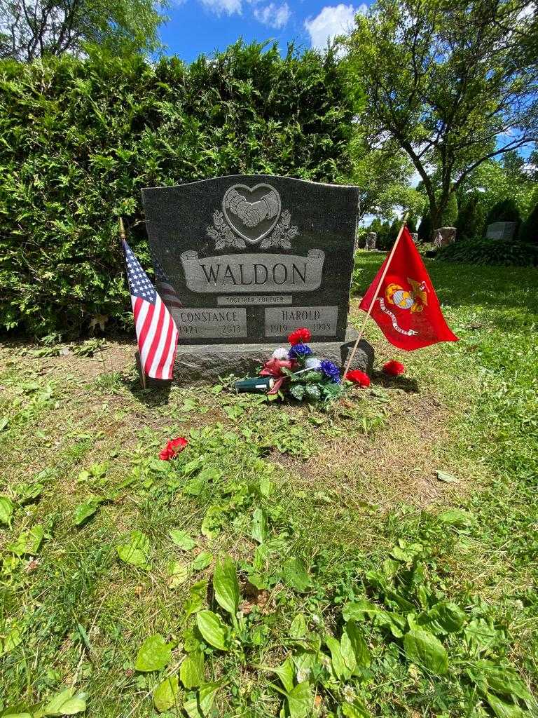 Harold Waldon's grave. Photo 1