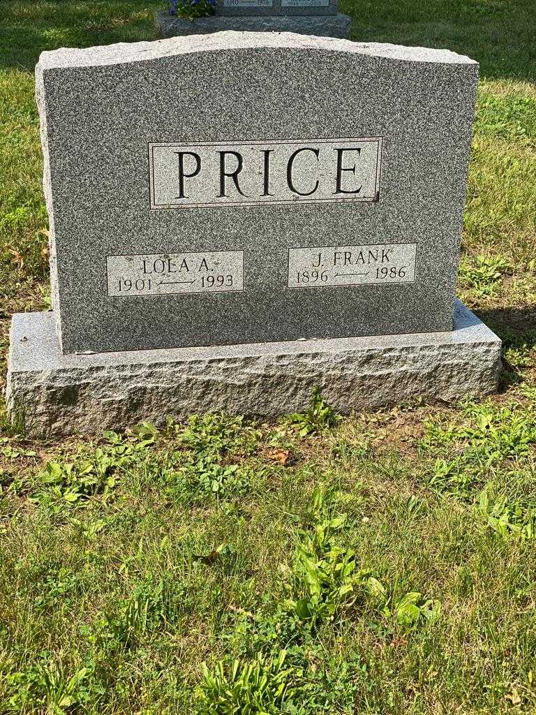 Lola A. Price's grave. Photo 3