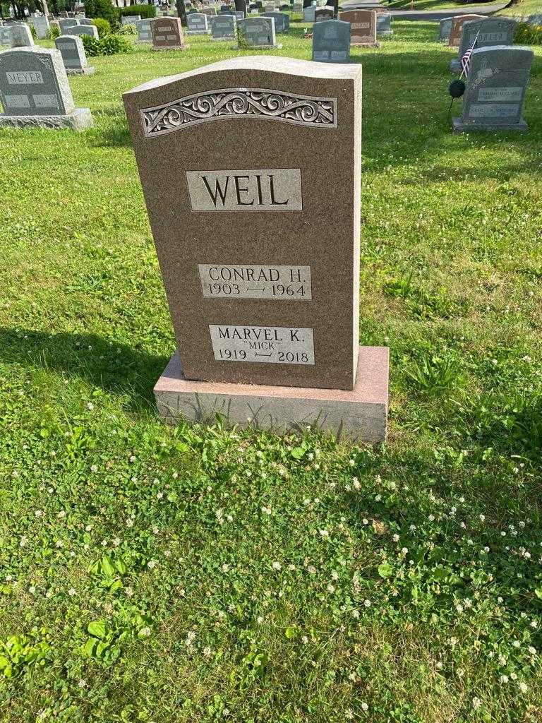 Conrad H. Weil's grave. Photo 2
