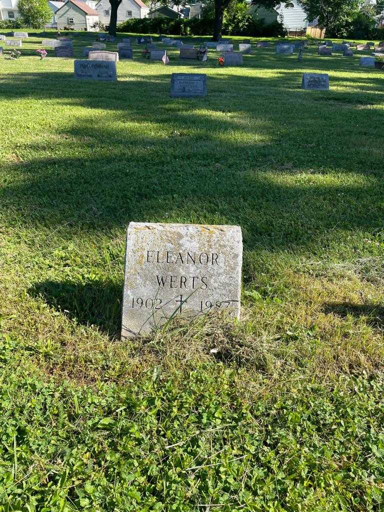 Eleanor Werts's grave. Photo 2