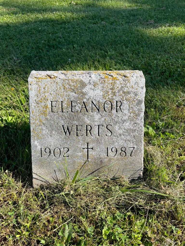 Eleanor Werts's grave. Photo 3