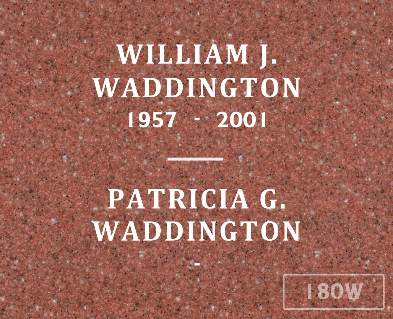 William J. Waddington's grave