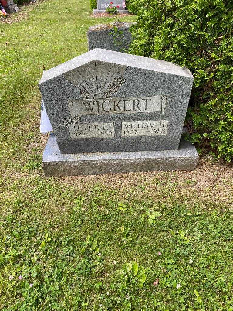 William H. Wickert's grave. Photo 2