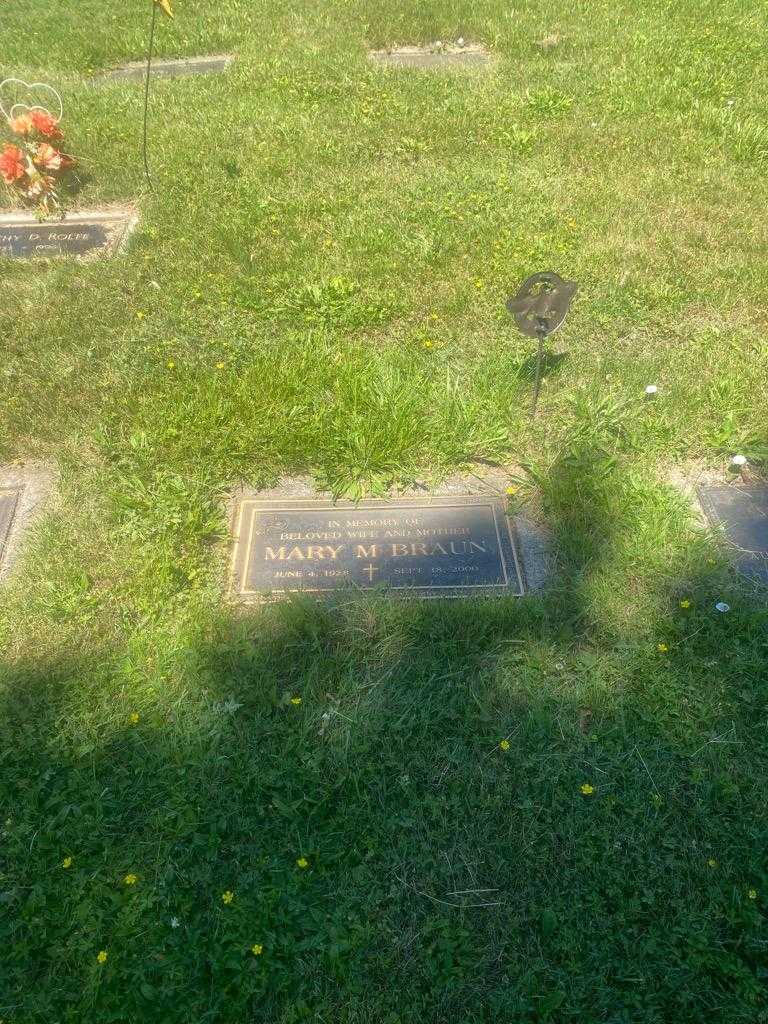 Mary M. Braun's grave. Photo 2