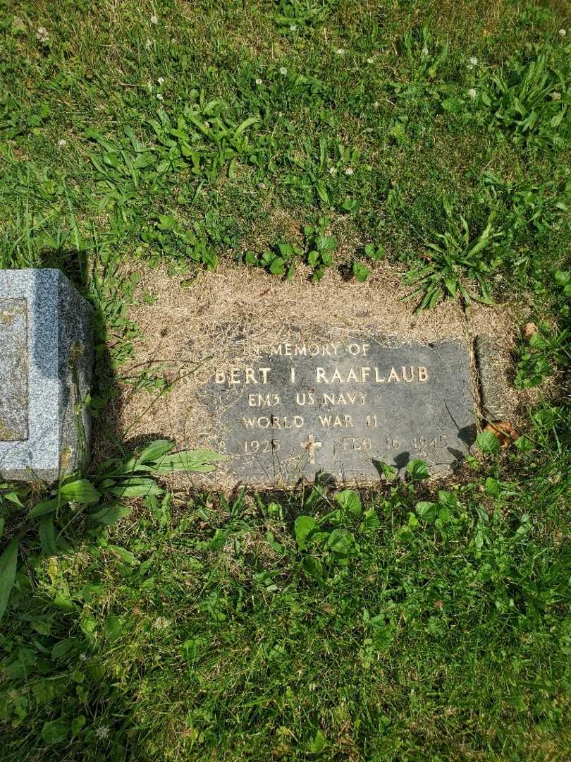 Robert I. Raaflaub US Navy's grave. Photo 9