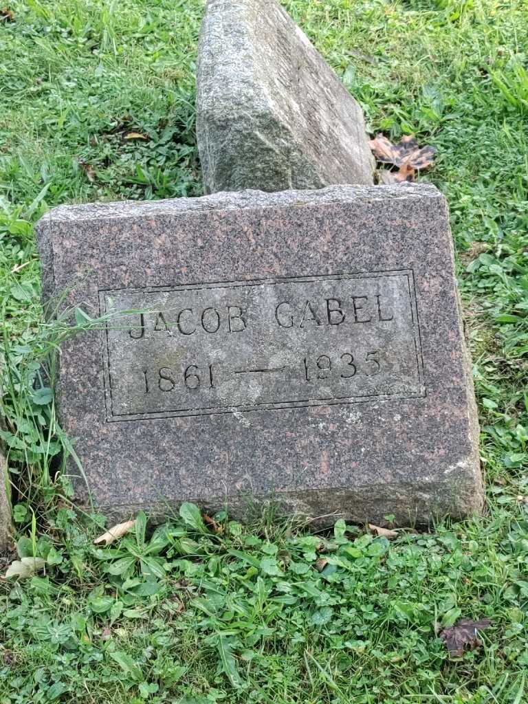 Jacob Gabel's grave. Photo 3
