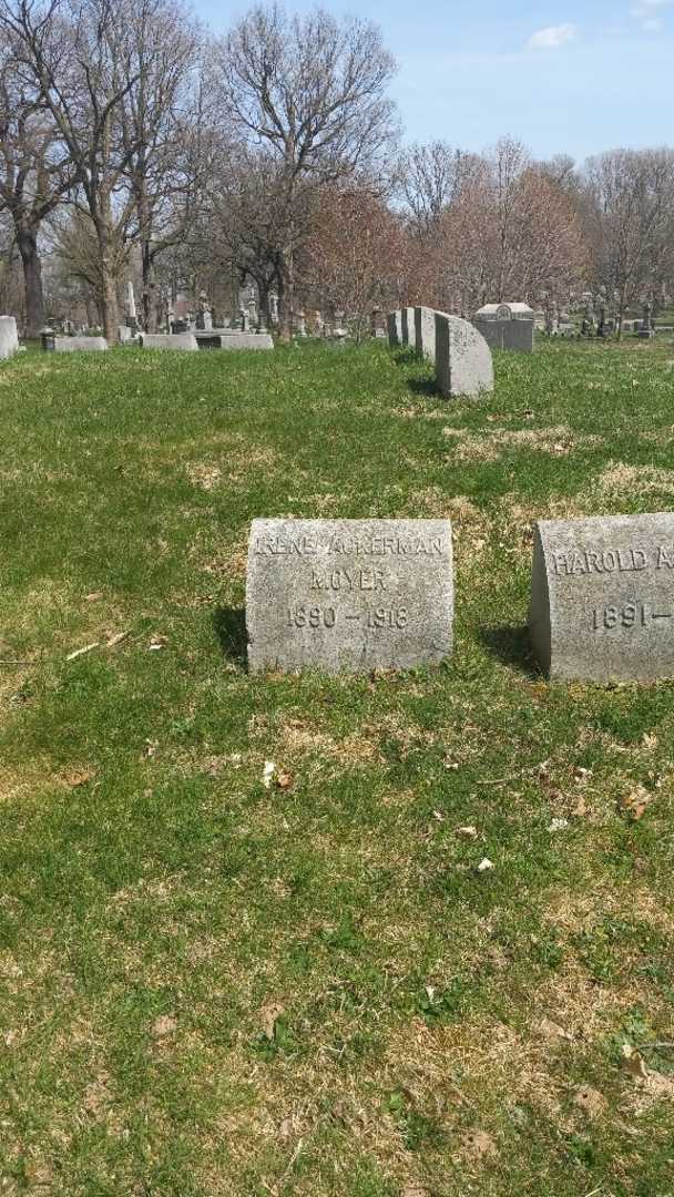 Irene Clara Ackerman Moyer's grave. Photo 2
