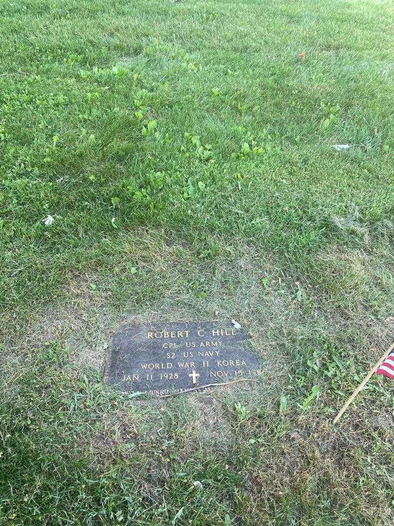Robert C. Hill's grave. Photo 2