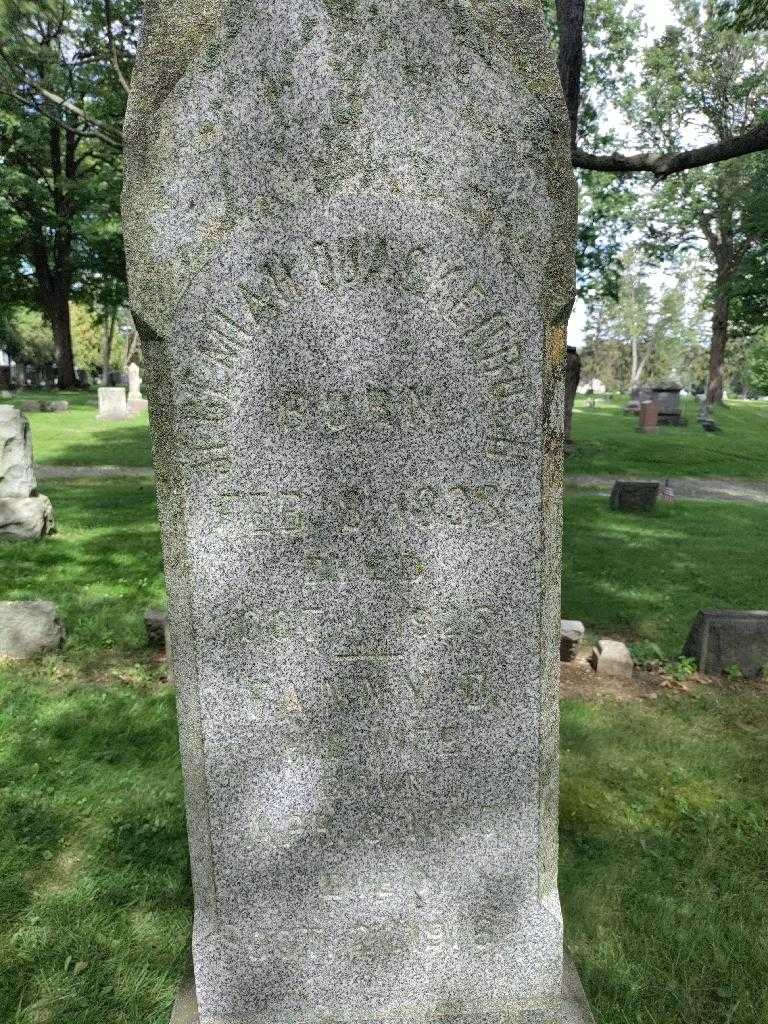 Fannie P. Quackenbush's grave. Photo 3