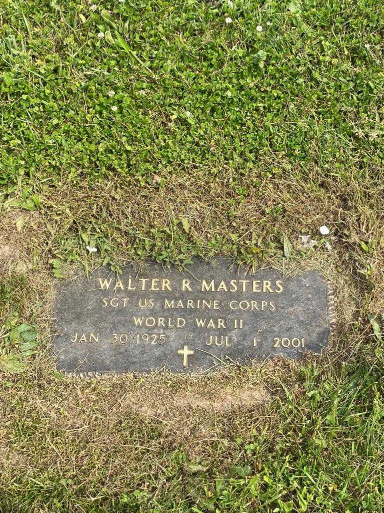 Walter R. Masters's grave. Photo 3