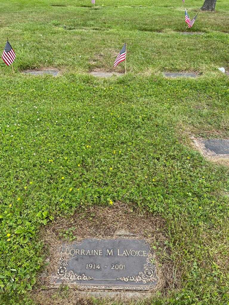 Lorraine M. Lavoice's grave. Photo 2