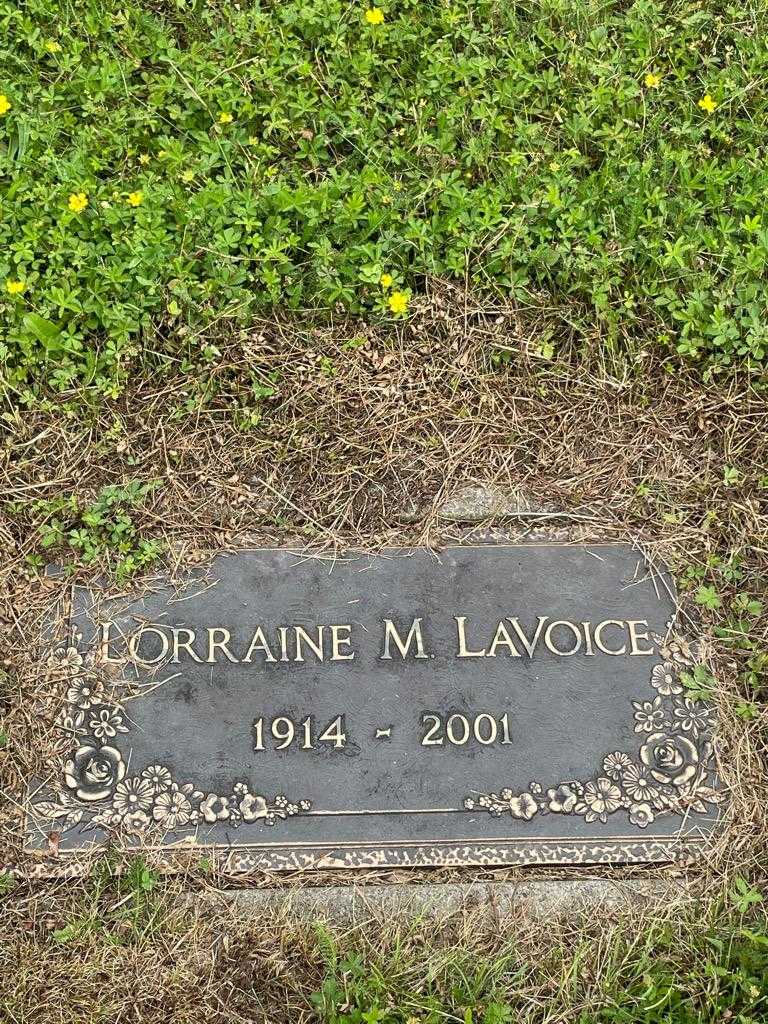 Lorraine M. Lavoice's grave. Photo 3