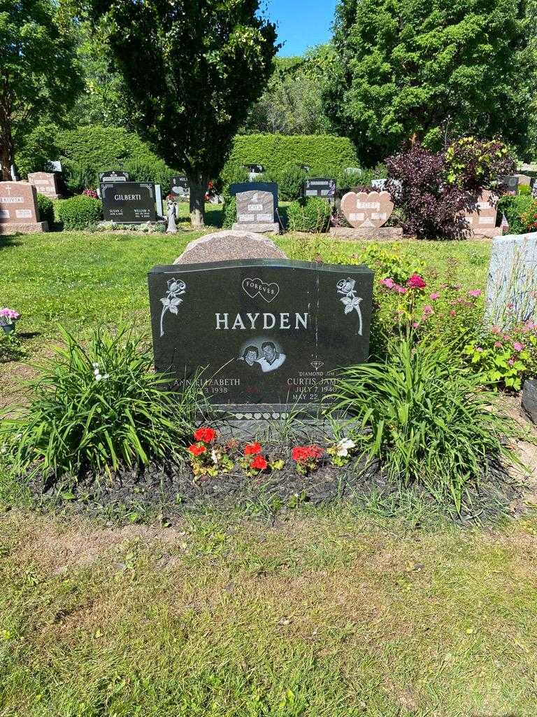 Curtis James "Diamond Jim" Hayden's grave. Photo 2