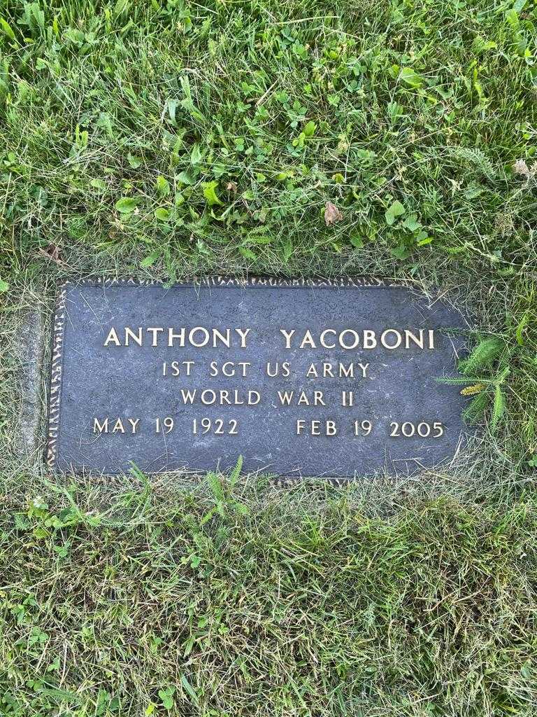 Anthony Yacoboni's grave. Photo 3