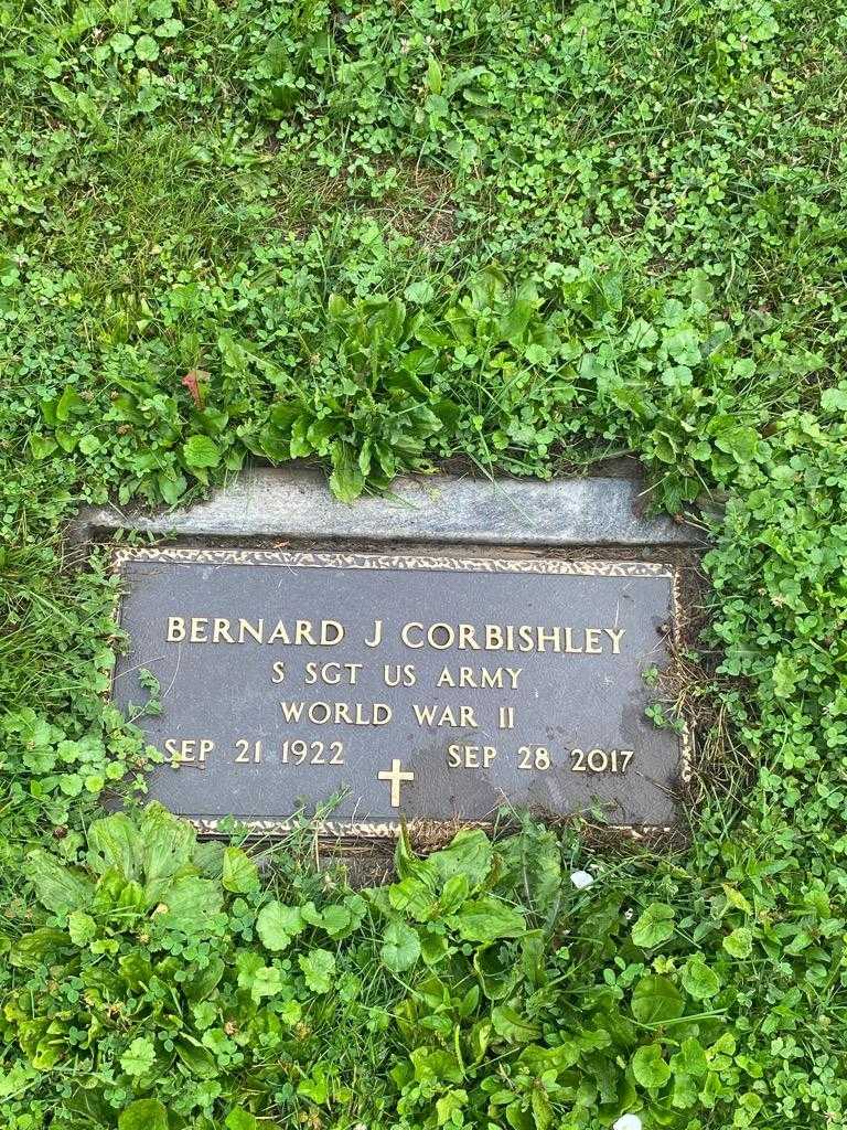 Bernard J. Corbishley's grave. Photo 4