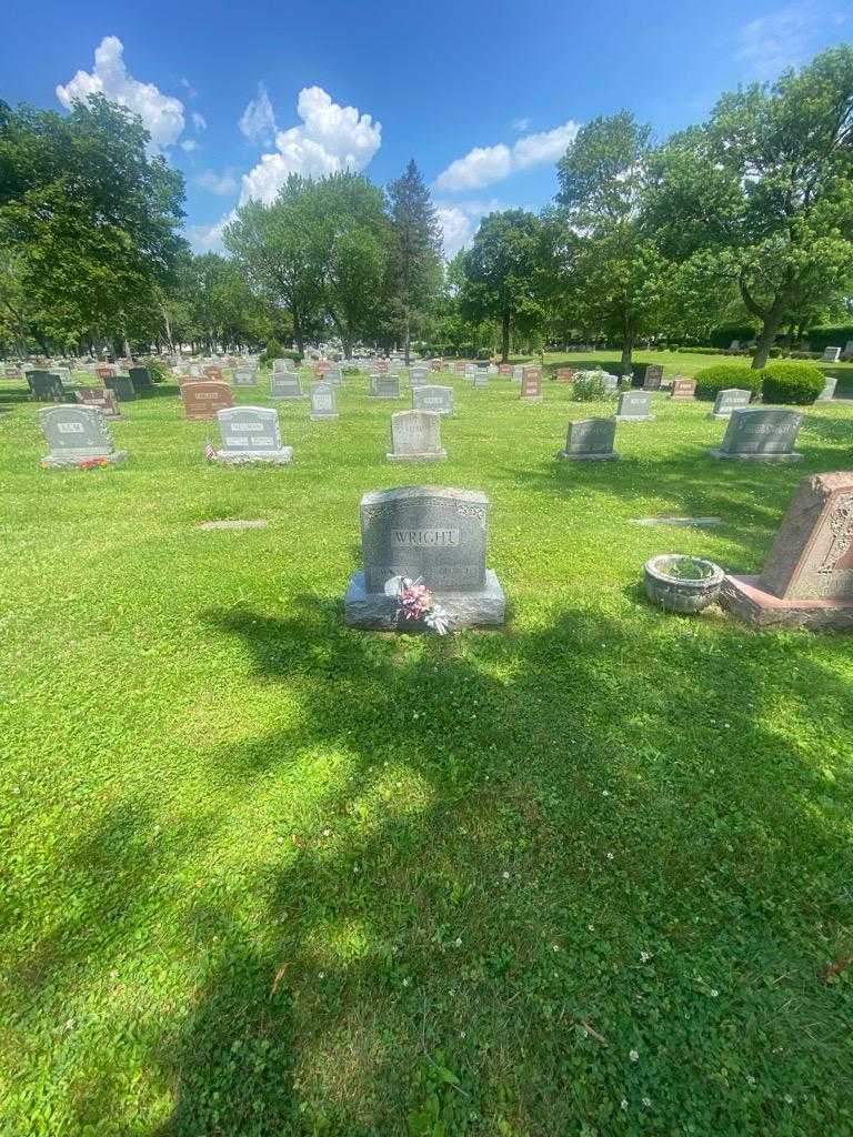 Mary A. Wright's grave. Photo 1