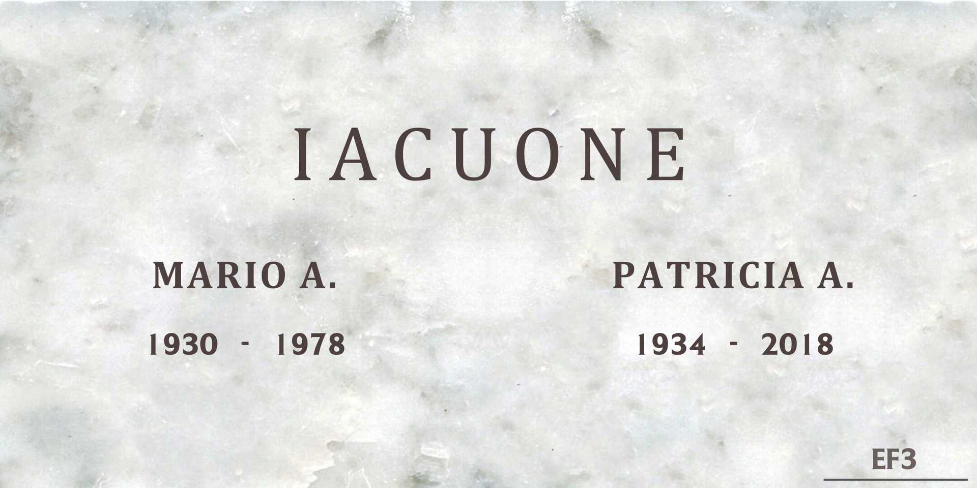 Patricia A. Iacuone's grave