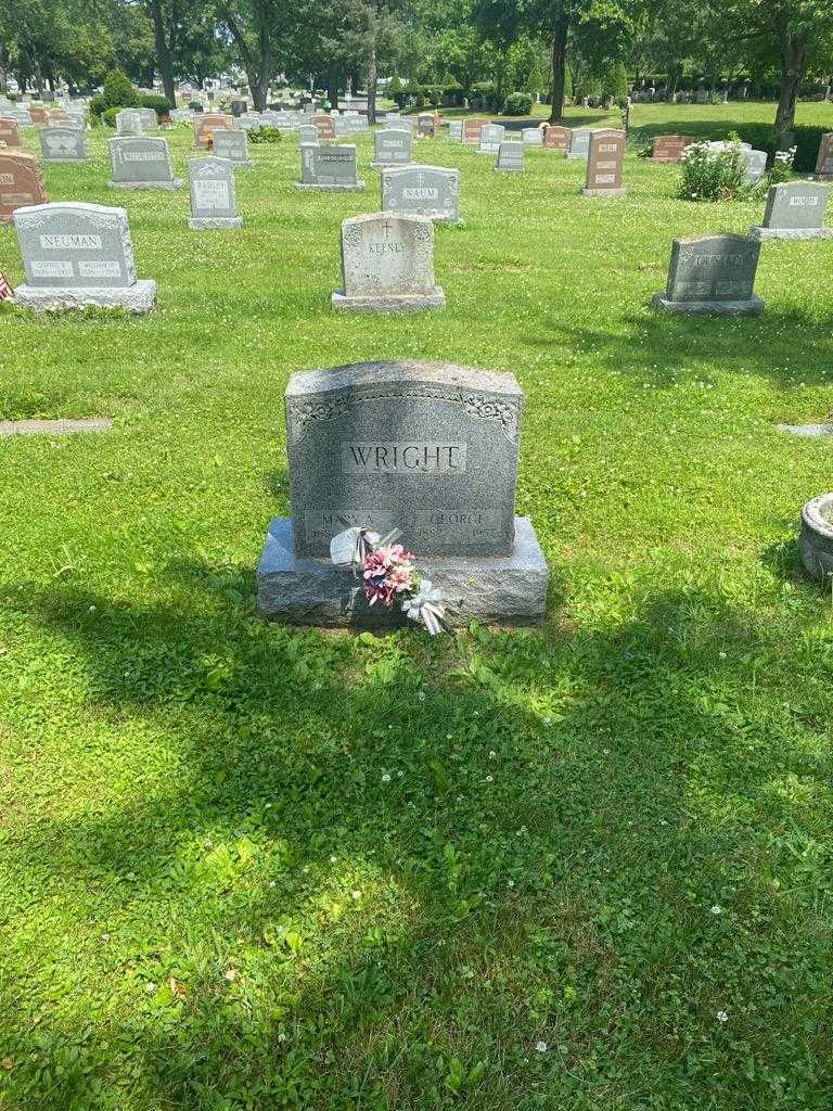 Mary A. Wright's grave. Photo 2