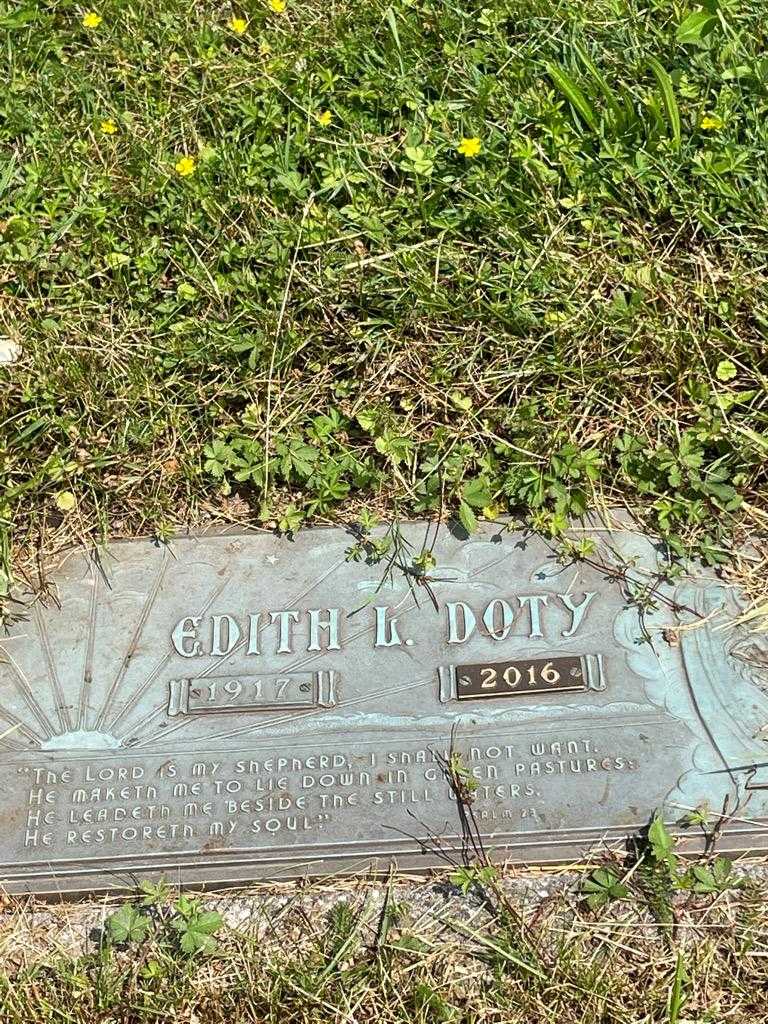 Edith L. Doty's grave. Photo 3