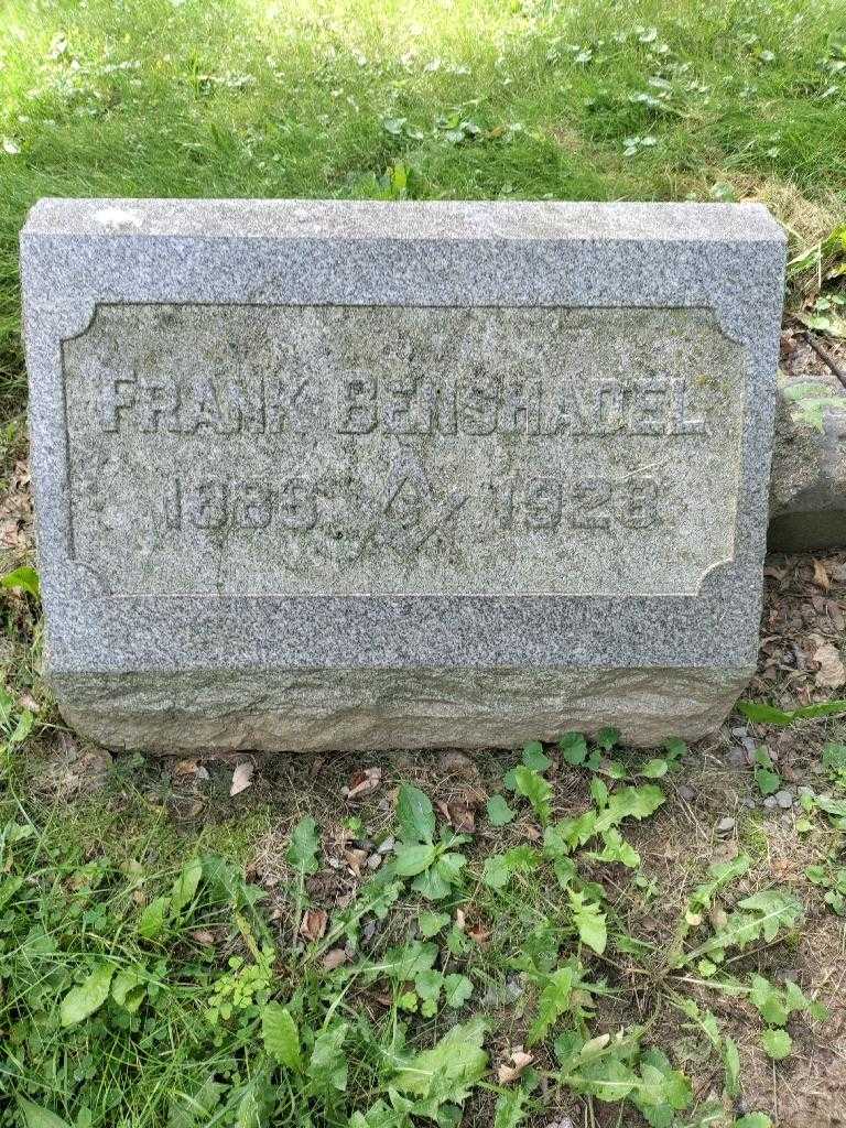 Frank Frederick Benshadel's grave. Photo 3