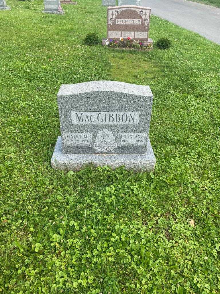 Vivian M. MacGibbon's grave. Photo 2