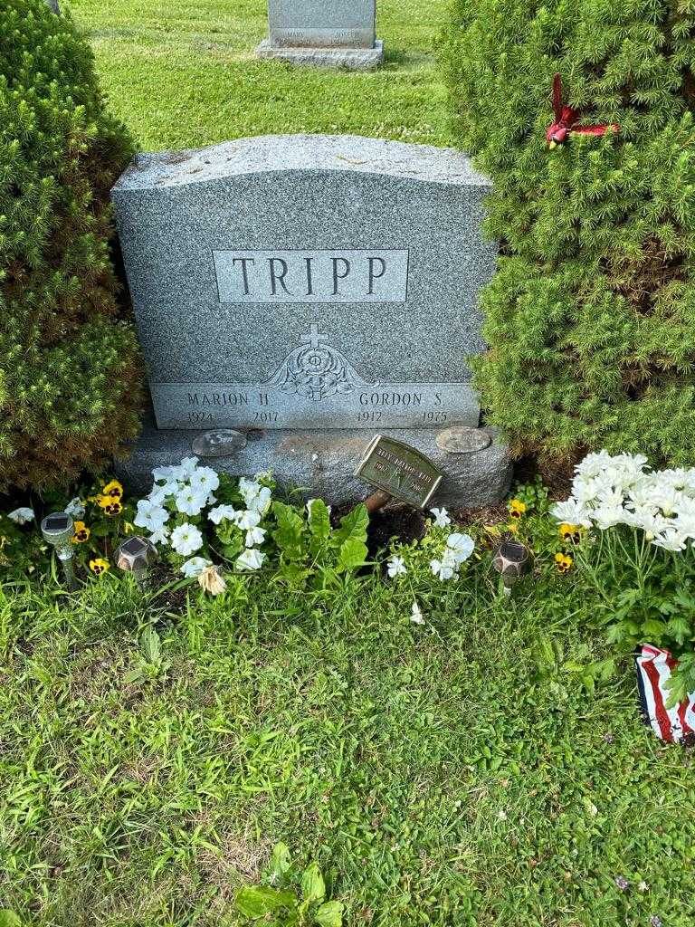 Marion H. Tripp's grave. Photo 2